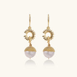 Ray of Light Pearl Earrings | LUV + CO