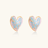 Dreams Come True Heart Studs | LUV + CO