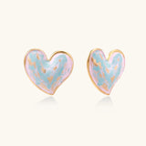 Dreams Come True Heart Studs | LUV + CO