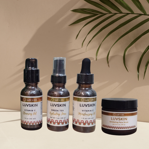 LUVSKIN Gentle Exfoliation 4-Piece Set
