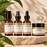 LUVSKIN Gentle Exfoliation 4-Piece Skincare Set