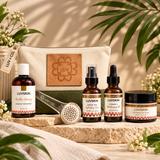 LUVSKIN Sensitive Skin 6-Piece Collection + Travel Bag