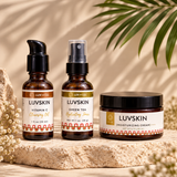 LUVSKIN Night 3-Piece Skincare Set for Dry & Mature Skin