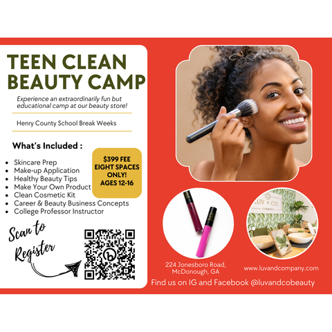 Teen Clean Beauty Camp